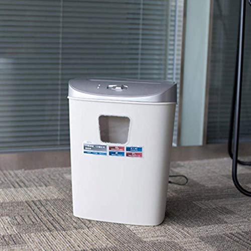 Détructeur de documents compact blanc pour libérer l'espace du bureau - 3