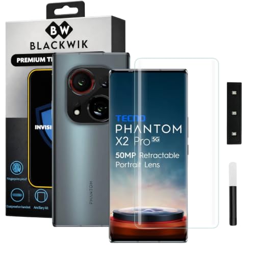 Image of Blackwik UV Curved Tempered Glass for Tecno Phantom X2 Pro 5G | 1-Pack