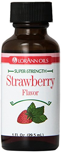 LorAnn Strawberry Super Strength Flavor, 1 ounce bottle - 4 pack