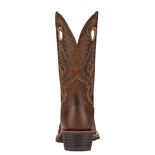 Ariat Men's Heritage Roughstock Western Boot, Brown, 9.5 Wide