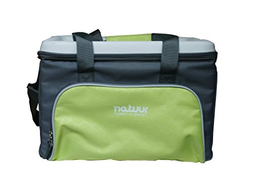 Nevera Camping 30Lt Flexible Verde/Gris - Natuur En Oferta Nevera Semi Rigida Verde/Gris 30 Lt