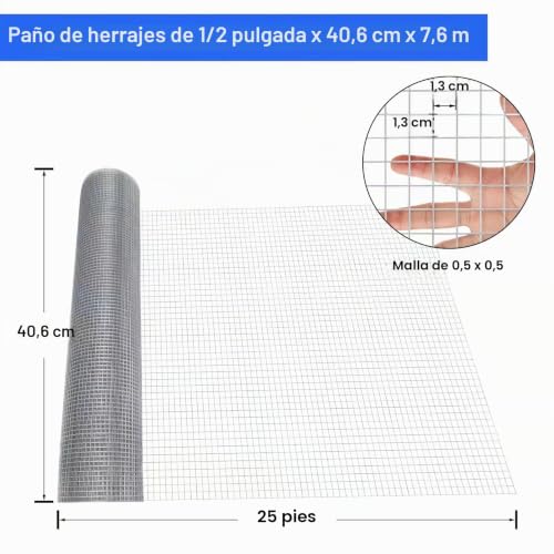 Malla de alambre para jaulas 14 malla de alambre para jaulas precio marca Land Guard (2)