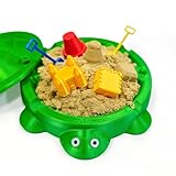 Mini Turtle Sandbox Zen Garden for Desk, Desktop Turtle Sand Box with Lid on The Go Kit, Funny Desk Decor Accessories for Work, White Elephant Coworker Office