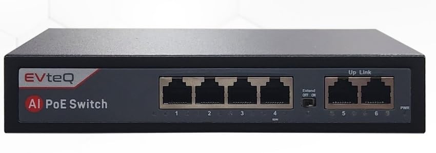 EvteQ POE Switch (EV04F2U)