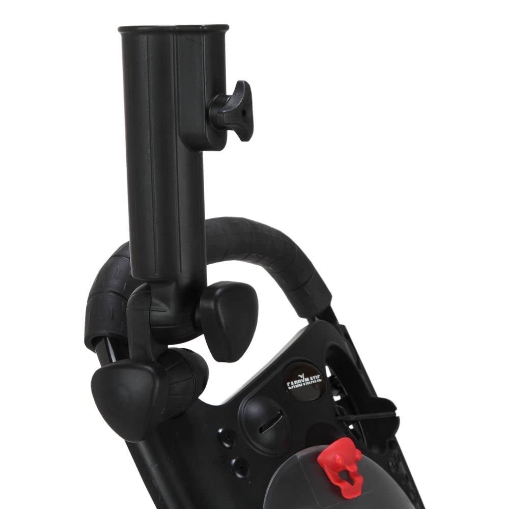 Golf Quad Carrito DE Golf Plegable DE 4 Ruedas Negro/Rojo