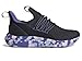 adidas Unisex-Kids Lite Racer Adapt 7.0, Black/Clear Pink/Cobalt Blue, 12K
