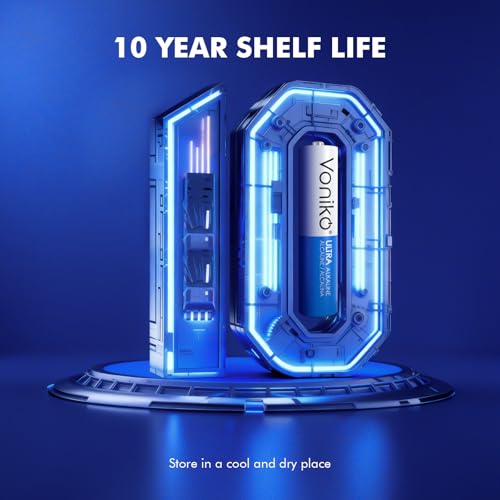 Voniko Ultra AAA Batteries 24 Pack - Alkaline Triple A Battery, Ultra Long-Lasting for All Your Devices, 10-Year Shelf Life, Leak-Proof & Mercury-Free - Image 5