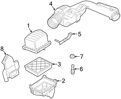Mopar 4861756AA Air Filter