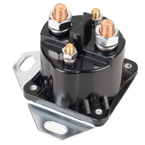 BlueStars Motor Products SS598T Starter Solenoid Compatible with 110 John Deere Ford F150 F250 F350 12-Volt System 4 terminals - Replaces STS1 SS4 SS598