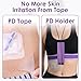 Peritoneal Dialysis Catheter Holder for Baxter 5C4482 5C4483, PD Catheter Lanyard PD Secure Shower Support PD Transfer Set Catheter Holder Accessories for Men & Women (Purple 1)