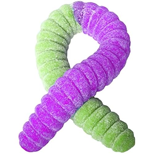The Gummy Bear Guy | SOUR World's Largest Gummy Worm | Grape/Lime