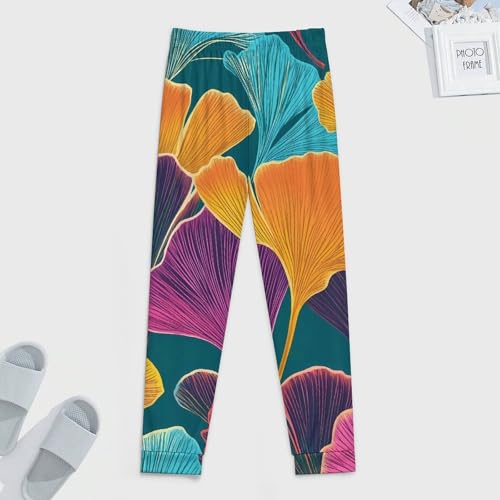 Ginkgos Shamrocks Breathable Mens Pajama Pants Lounge Sleep PJ Bottoms Sleepwear Jogger3