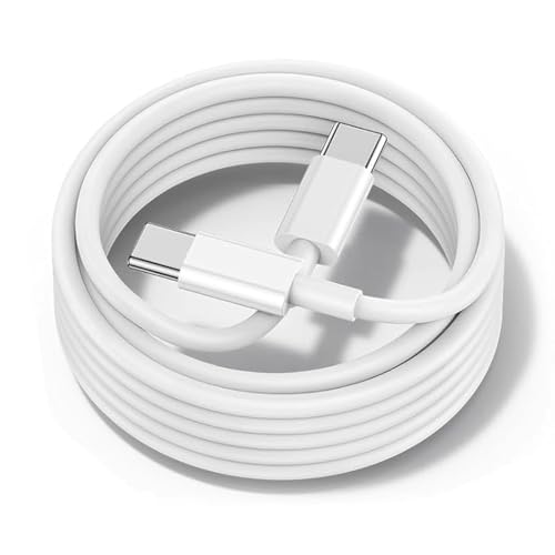 Image of GWINGS Samsung 25W Original Type C to C 1M Fast Charging USB C Cable High-Speed & Data Transfer Compatible with Samsung S25 /S25+ /S24 /S24+ /S23 /S23+ /S22 /5G /Ultra /Plus /Fe /Edge /S- Type-C Cord (White)