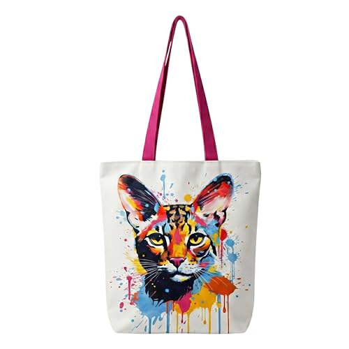 Image of Cotton Tote Bag for Women | Tote Bag with Zipper | Canvas College bag for Girls | Korean Sling Bag | Stylish Travel Sling & Handbag for Daily Use