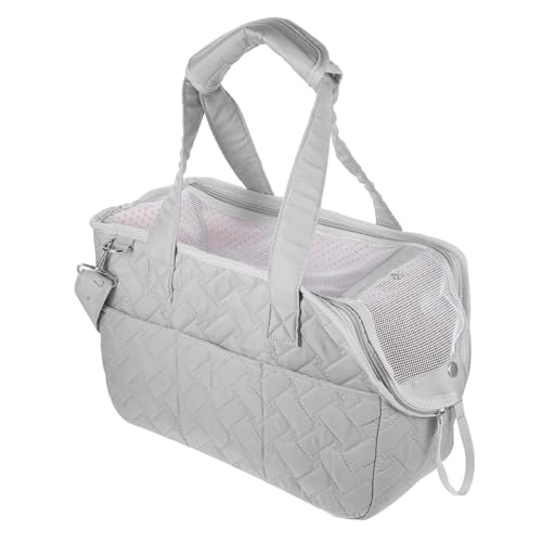 HOUDERCO ペットキャリア 折りたたみ式 猫用 キャリー バッグ 通気性メッシュ 軽量 持ち運び便利 小型犬 子猫 ウサギ対応 旅行 お出かけ用