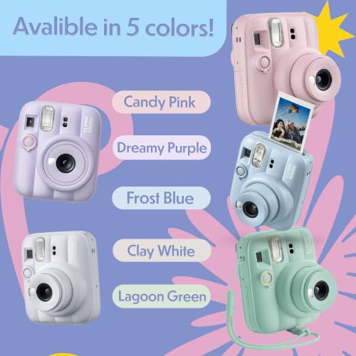 FUJIFILM INSTAX MINI 13 Instant Camera (Dreamy Purple) Bundle - image 5