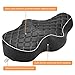 VG MOTO Motorcycle 2-Up Driver Passenger Seat Cushion Pad Leather Seat Replacement for Harley Davidson Sportster XL 883 1200 48 72 2004-2021（Diamond Pattern）