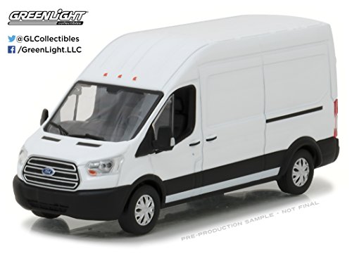 Modelo a Escala Ford Transit 2017 1:43 Blanco miniatura 3