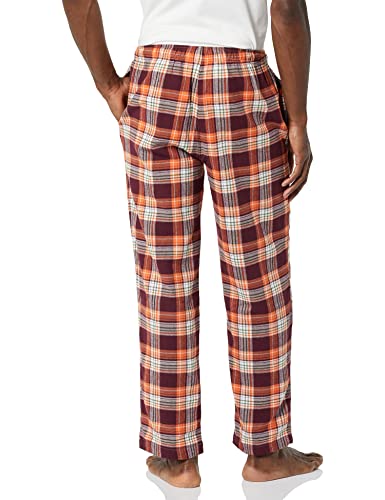Image of Amazon Essentials Men's 100% Cotton Flannel Sleep Pant, Relaxed Fit Lounge Pants with Elastic Waist and Drawstring