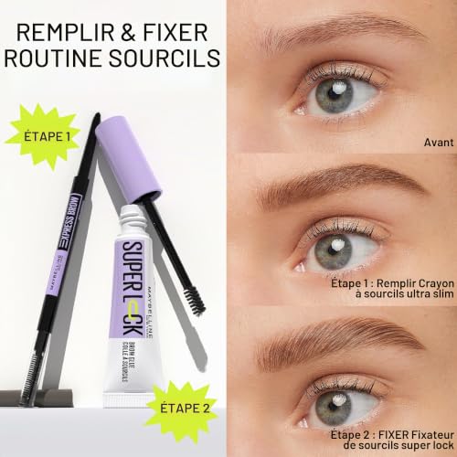 MAYBELLINE NEW YORK Super Lock gel fixant sourcils teinte 8 g - vue 7
