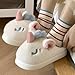Imagen de OonMan Pantuflas de algodón para parejas de payaso peculiar para interiores y hogares