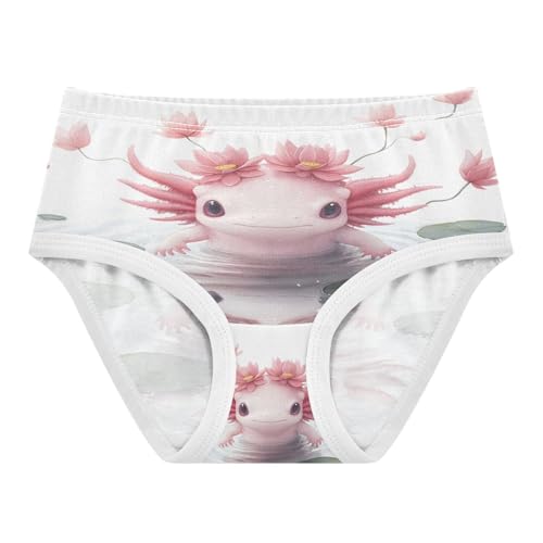 Cute Axolotl Lotus Toddler Girls's Underwear 2T 202b8894