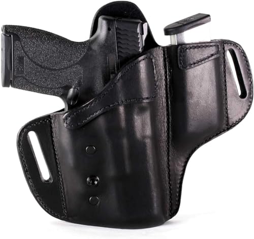 Urban Carry OWBMG LockLeather Holster Black Right Hand