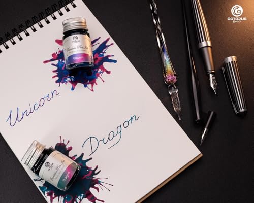 Sheen Ink Set 1, Zweifarb-Schreibtinten für Füllhalter, 6 x 10 ml