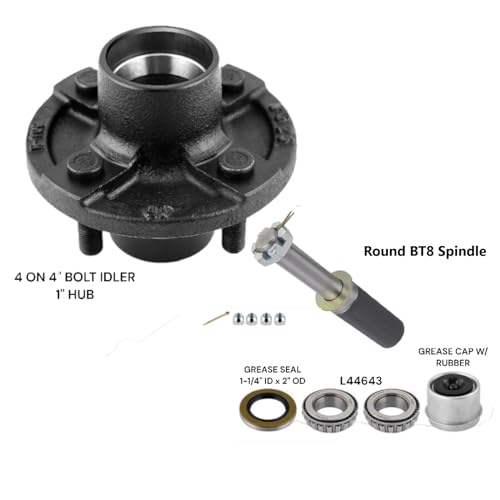AJANTA INDUSTRIAL Trailer Axle Kits with 4 on 4