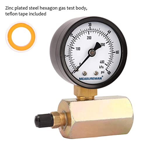 Testeur de pression de gaz pour vérifier l'étanchéité des conduits
