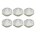 6pcs Hochwertige Gitarren Mechaniken Knöpfe, Stimmwirbel Button aus Kunststoff, weiß