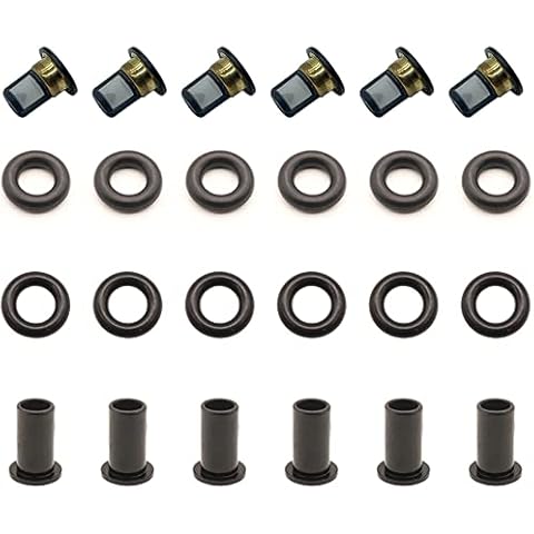 Haneex 6pcs Fuel Injectors Seals Repair O-ring Kit for 16600-ED000 FBY1160 for Nissan Versa 1.6L 2009-2011 Cover