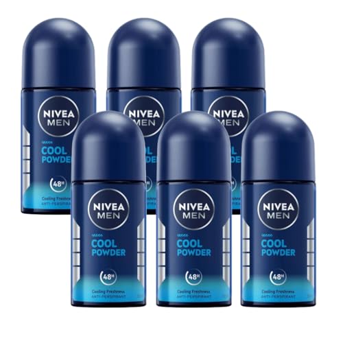 Nivea Men Cool Powder Roll-On Desodorante 50ml 6-Pack miniatura 1