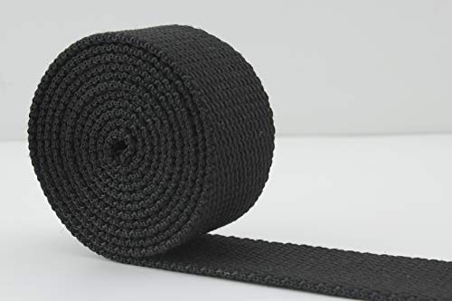 3dancraftit 1 1/4 inch (32mm) Weight Polyester Cotton Webbing Strap 5 Yards