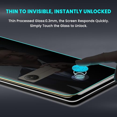 Image of FIRST MART Anti-Spy Privacy Tempered Glass for Realme 12 Pro Plus and Realme 12 Pro - 9H Screen Protector, Anti-Peeping, Bubble-Free, Edge to Edge [2 Pack]