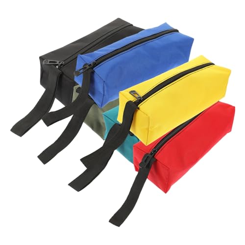 6 Piezas equipo de hardware paneles de yeso bolsa de pernos cajas bolsa de tela oxford mini storage bags tool kit bolsa de herramientas de tela oxford pequeña bolsa de herramientas jojofuny