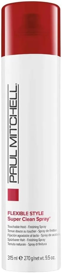 Super Clean Hairspray, Fast Drying, Adds Texture + Flexible Hold, For All Hair Types