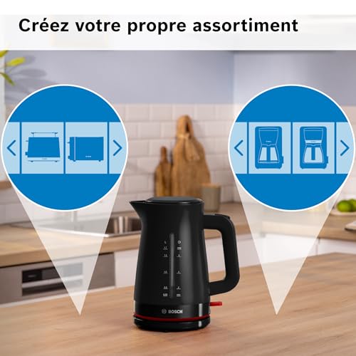 Bouilloire Electrique Bosch TWK3M123 – 1.7L 2400W, Filtre Anti-Calcaire - vue 6
