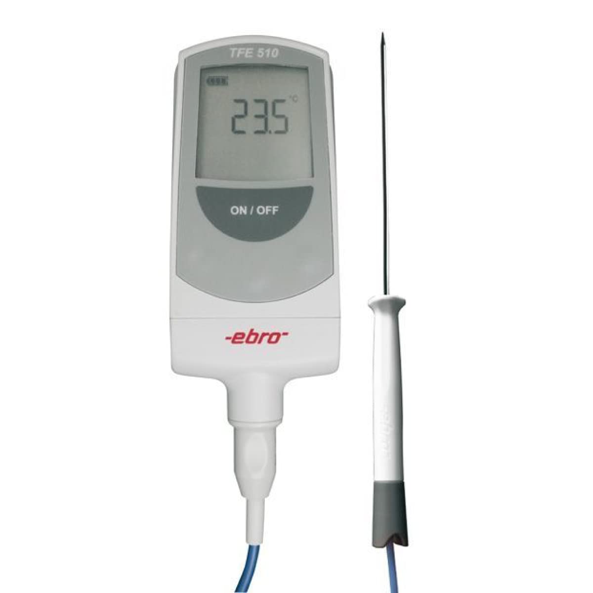 Termometro tarato EBRO TFE 510 + TPE 400 con Certificato di Taratura Acreditato LAT (accettato da ACCREDIA)