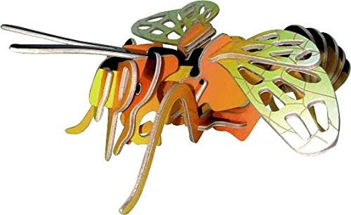 Bumblebee Color 3D Wooden DIY Jigsaw Puzzle - Arts and Crafts Gifts for Kids and Adults