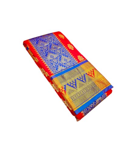 SHRISTI CLOTHINGS royal blue kanjivaram silk saree – image 5