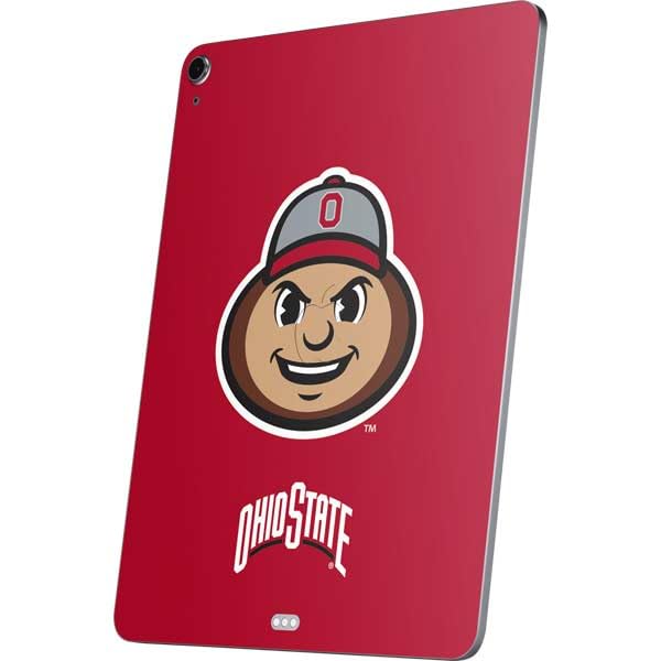 Skinit Decal Tablet Skin Compatible with iPad Air 11in (2024-2025) - Officially Licensed Ohio State University OSUBuckeyes Light Grey Design
