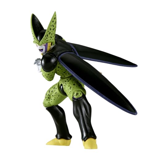 Banpresto Figura de Acción Cell Vs Gohan Super Saiyan, Dragon Ball Z, Match Makers 13 cm, BP28684P Multicolor, Figura Coleccionable, Óptimo para los fanaticos del Anime