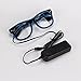 Blazing Fun El Wire Glasses Led DJ Bright Light Safety Light Up Multicolor led Flashing Glasses with 4 Modes for Halloween Christmas Birthday Party (Blue)