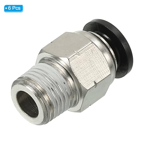 Conectores de conexión rápida para línea de aire con enganche seguro de 6 mm 4