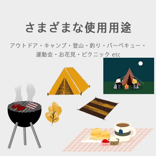 AZNABLE 折りたたみ椅子 コンパクト アウトドア 軽量 持ち運
