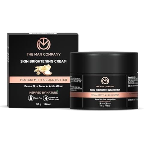 The Man Company SBC Cream - Day Face Cream for Men (1.7 Oz) - Indian Clay with Skin Healing Effect for Daily Use Cover