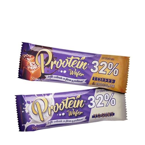 Menu Fitness barrita proteica barrita prootein wafer sabor toffe - chocolate 1 barrita