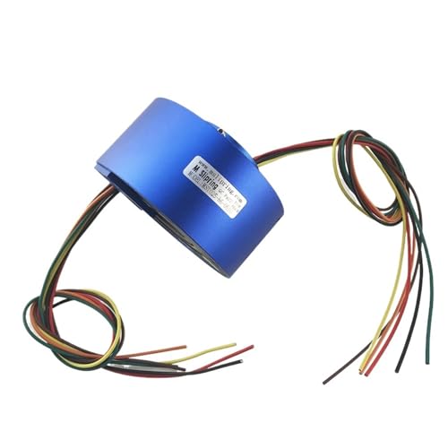 Bague collectrice creuse rotative 6 canaux 10A collecteur tournant pour bras robot
