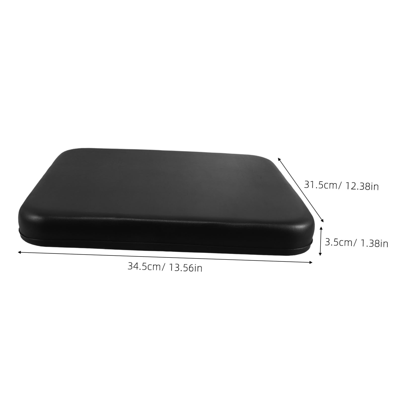 Cojín Ergonómico Antideslizante de PU para Andador, Asiento de Repuesto 34,5 X 31,7 X 3,6 CM Orificio de Montaje, Acolchado y Lavable para Personas Mayores en Uso Diario
